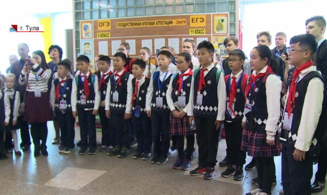 Китайские школьники посетили тульскую гимназию