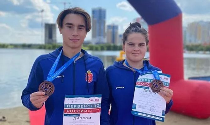 Тульские спортсмены завоевали бронзу на первенстве России по плаванию на открытой воде