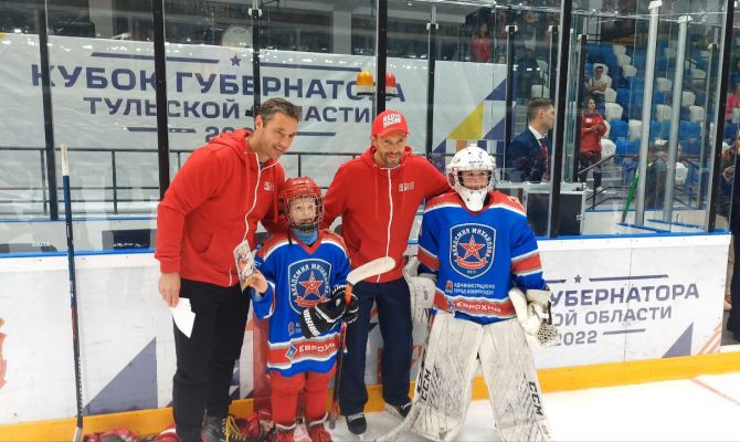 Звезды российского хоккея приехали на Кубок Губернатора Тульской области