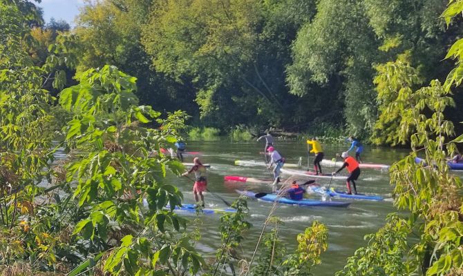 В Туле более 60 спортсменов устраивают массовый сплав по Упе 