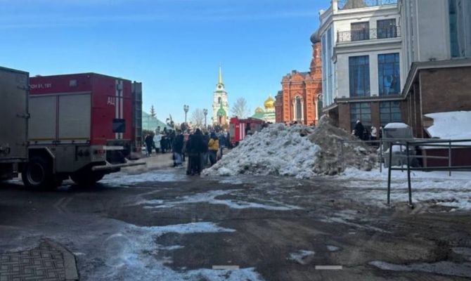 В Туле эвакуировали торговый центр "Гостиный двор"