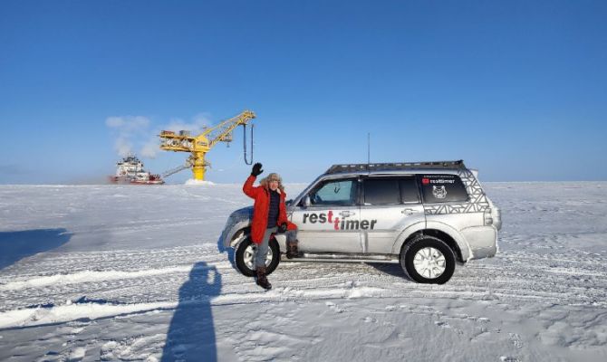 Тульский путешественник на автомобиле добрался до "Ворот Арктики"
