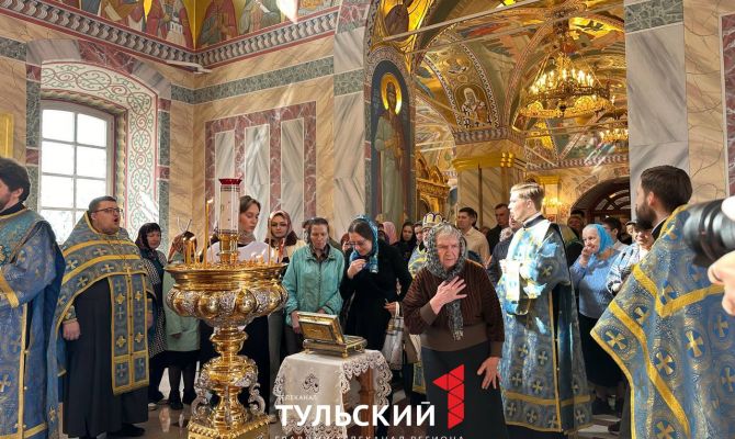 В Тулу прибыл ковчег с частью Пояса Пресвятой Богородицы