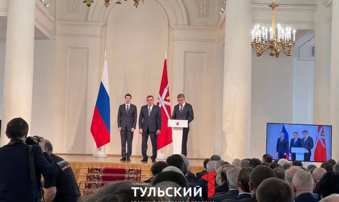 Алексей Дюмин не сдержал эмоций, прощаясь с Тульской областью