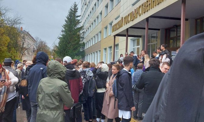 Из главного корпуса ТулГУ эвакуировали людей