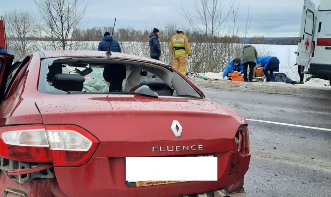 В ДТП в Дубенском районе пострадали трое взрослых и 6-летний ребенок