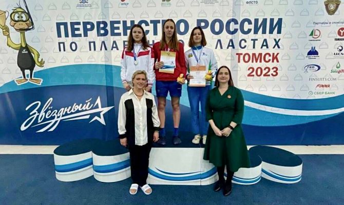 Тулячка завоевала серебро на первенстве России по подводному спорту