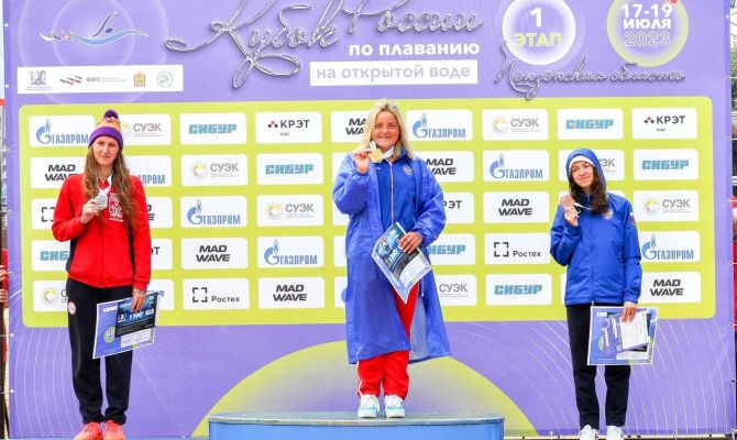 Туляки привезли медали с Кубка России по плаванию на открытой воде