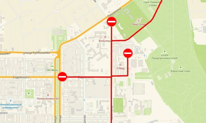 25 мая в Новомосковске перекроют несколько дорог