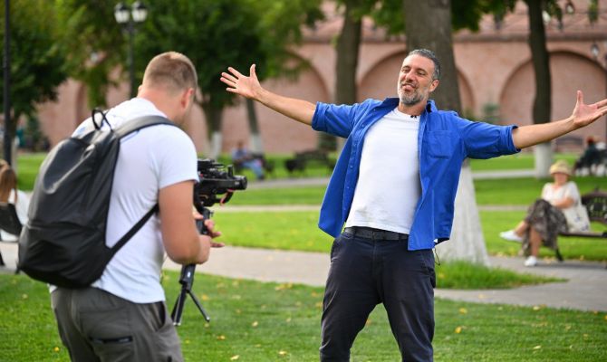 В Туле сняли выпуск программы «Поедем, поедим!» с Федерико Арнальди