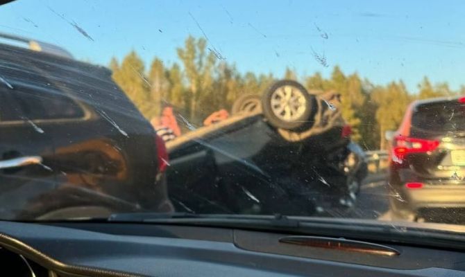 Под Алексином произошло массовое ДТП с перевертышем