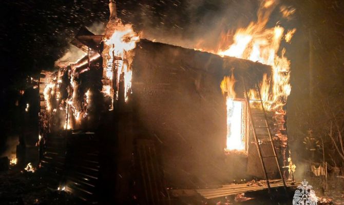 За сутки в Тульской области произошло 7 пожаров