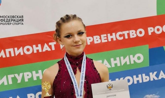 Фигуристка на роликах из Тулы стала одной из лучших на чемпионате в Москве