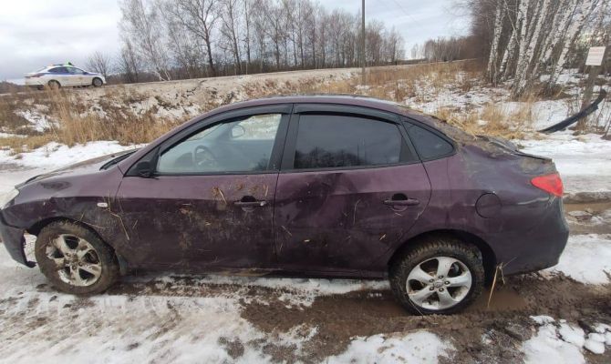 В Одоевском районе 9-летнюю девочку госпитализировали после ДТП