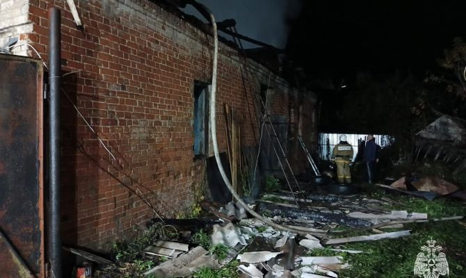 В Дубенском районе на пожаре погибла 67-летняя женщина