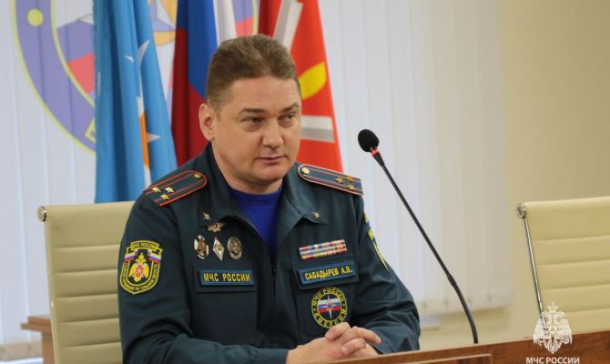 Новым начальником тульского МЧС стал полковник Алексей Сабадырев