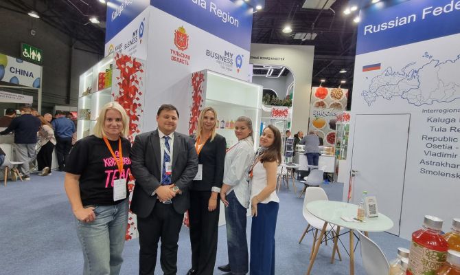 Производители из Тулы участвуют в выставке пищевой промышленности в Казахстане
