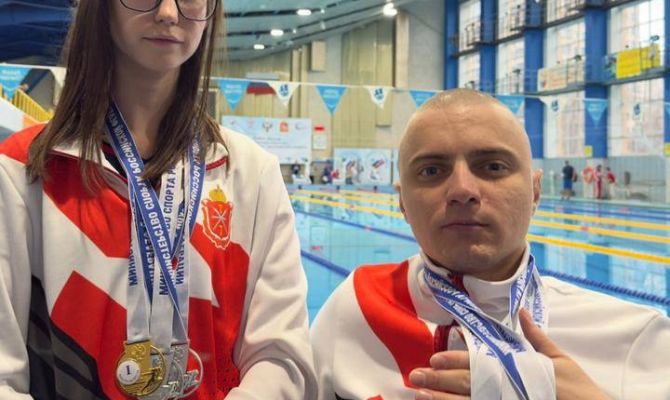 Туляки привезли медали с Кубка России по плаванию среди лиц с поражением ОДА