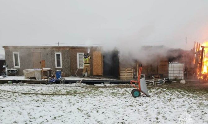 За сутки в Тульской области произошло два пожара