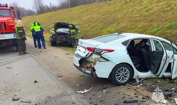 Тульские спасатели за сутки ликвидировали последствия четырех ДТП