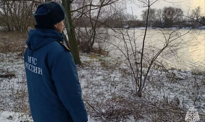Жителям Тульской области напомнили об опасности выхода на лед
