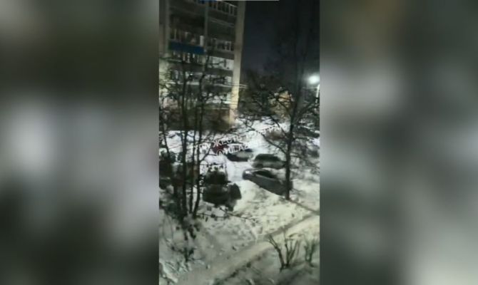 Туляки засняли «световое шоу» в Заречье