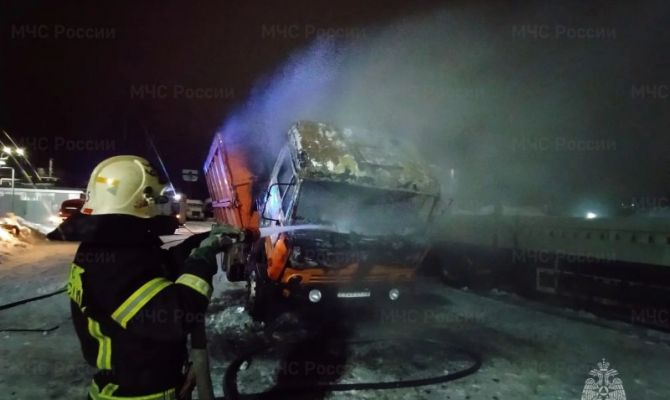 Три пожара потушили в Тульской области 20 января