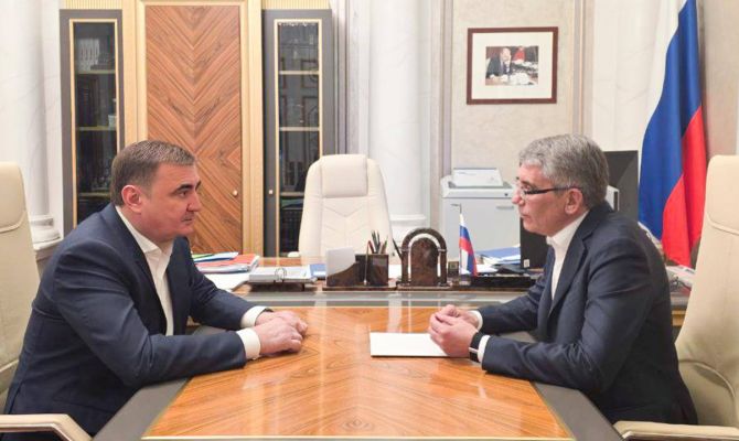 Дмитрий Миляев встретился с помощником Президента РФ Алексеем Дюминым