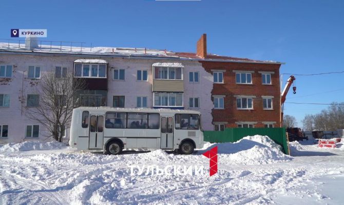 В Куркине приступили к отделке квартир поврежденного взрывом дома