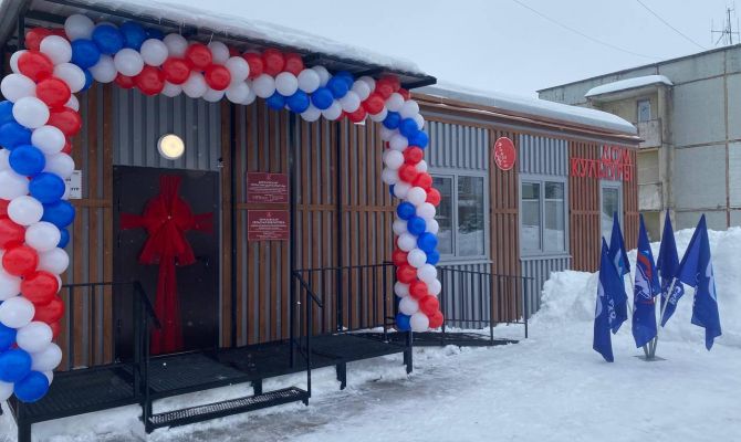 В Киреевском районе открылся модульный ДК
