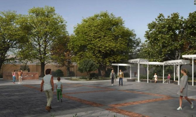 В Туле показали проект нового сквера "Дмитрия Донского"