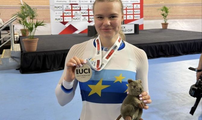 Тулячка завоевала серебро на Кубке мира в Австралии по велоспорту