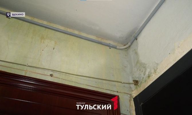 В пятиэтажке в Щекине из-за протекающей крыши загорелась проводка