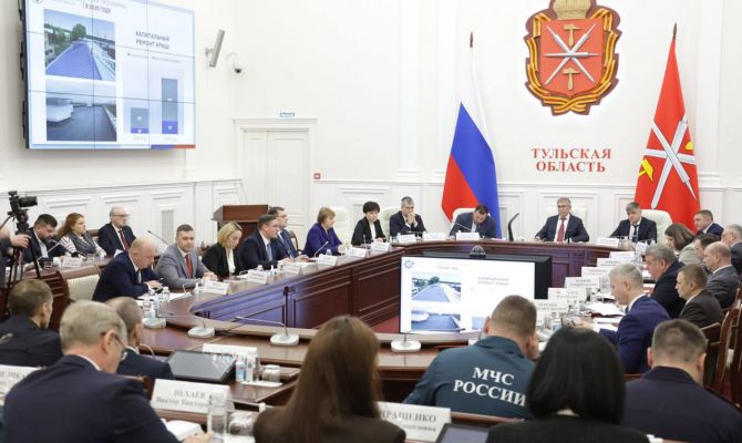 В Тульской области активизировали ямочный ремонт дорог