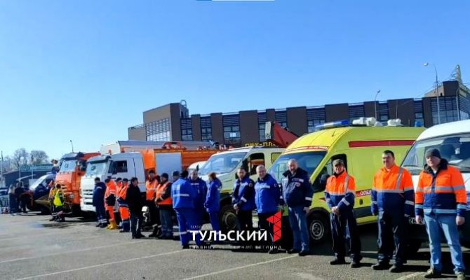 Масштабные учения по борьбе с паводком проходят в Туле