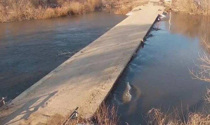 Движение на мосту через Оку в Белевском районе закрыто из-за паводка
