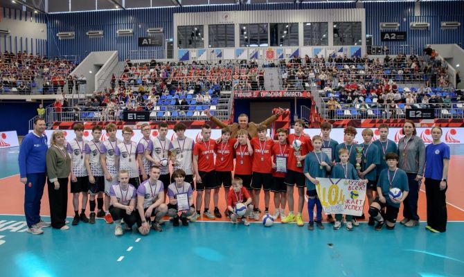 Школа №61 из Узловой стала лучшей среди девушек на «Серебряном мяче»