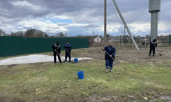 Тульские аграрии вышли на весенние субботники