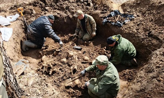 Останки 78 красноармейцев нашли тульские поисковики этой весной