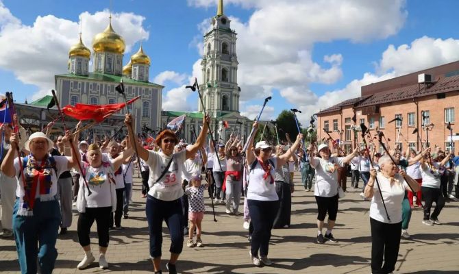 Каждый третий туляк старшего возраста занимается спортом
