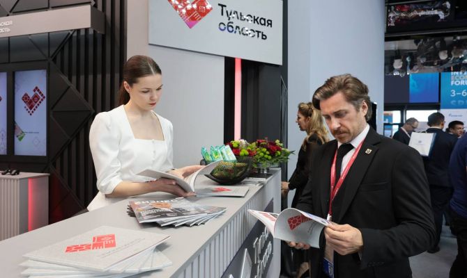 Делегация молодёжи Тульской области впервые приняла участие в ПМЭФ-2026