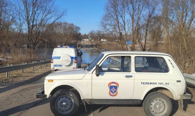 В Щекинском районе затопило еще один мост