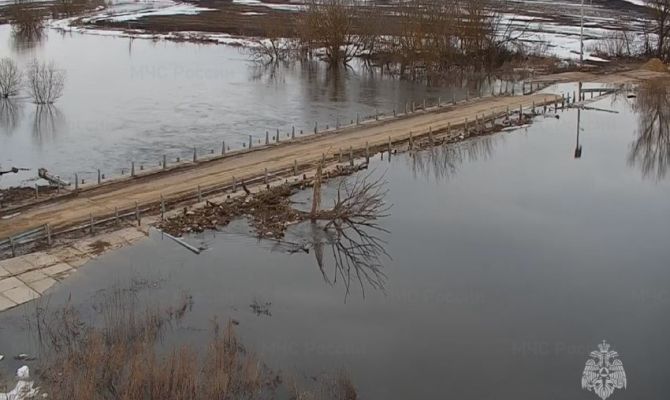 В Тульской области затопило еще 2 моста