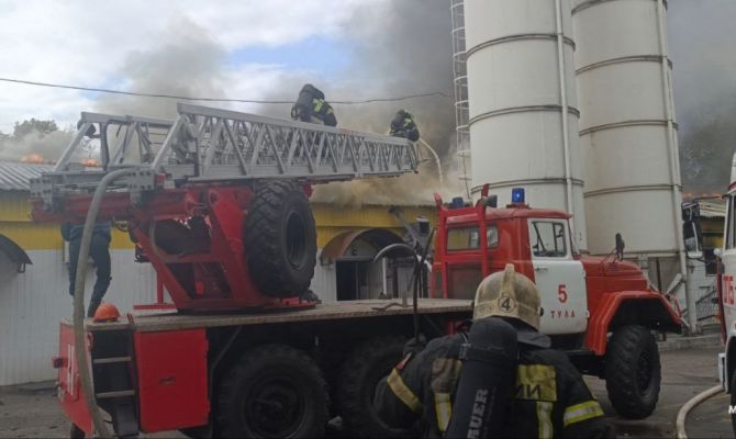 За сутки в Тульской области потушили 4 пожара