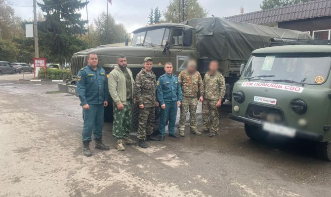 Спасатели из Узловой отправили гуманитарную помощь в зону СВО