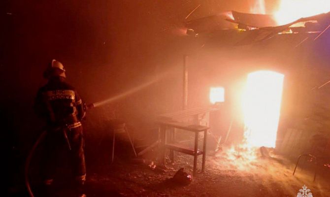 За сутки в Тульской области потушили 8 пожаров