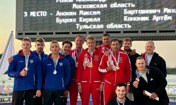 Туляки стали чемпионами России по гребле на байдарках и каноэ