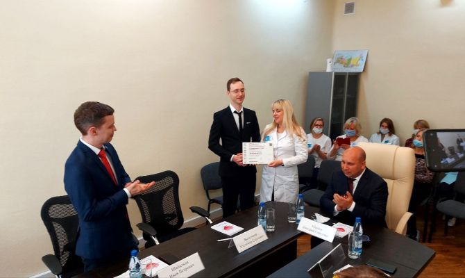 Тульский кардиодиспансер получил сертификат высокого уровня удовлетворенности пациентов