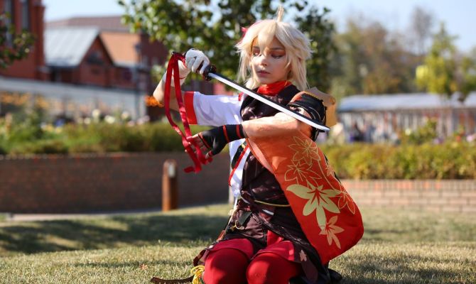 На Казанской набережной в Туле прошло дефиле косплееров: фоторепортаж