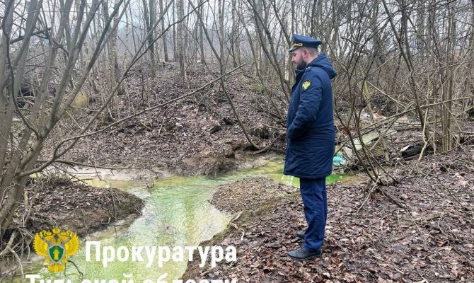 В реку Комарки в Туле сбрасывали сточные воды